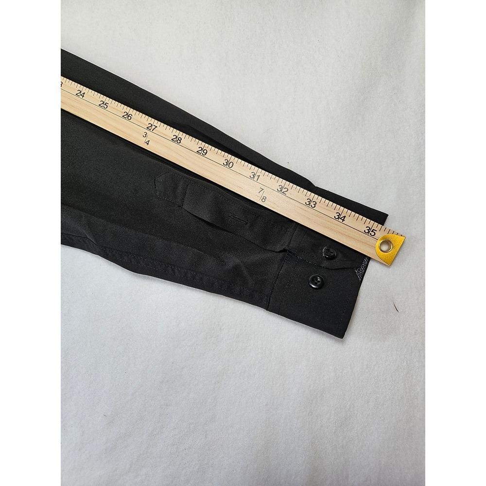 Tom Baine‎ Performance Slim Fit Shirt Black 4-Way Stretch Wrinkle Free XXL NWOT - Picture 7 of 11